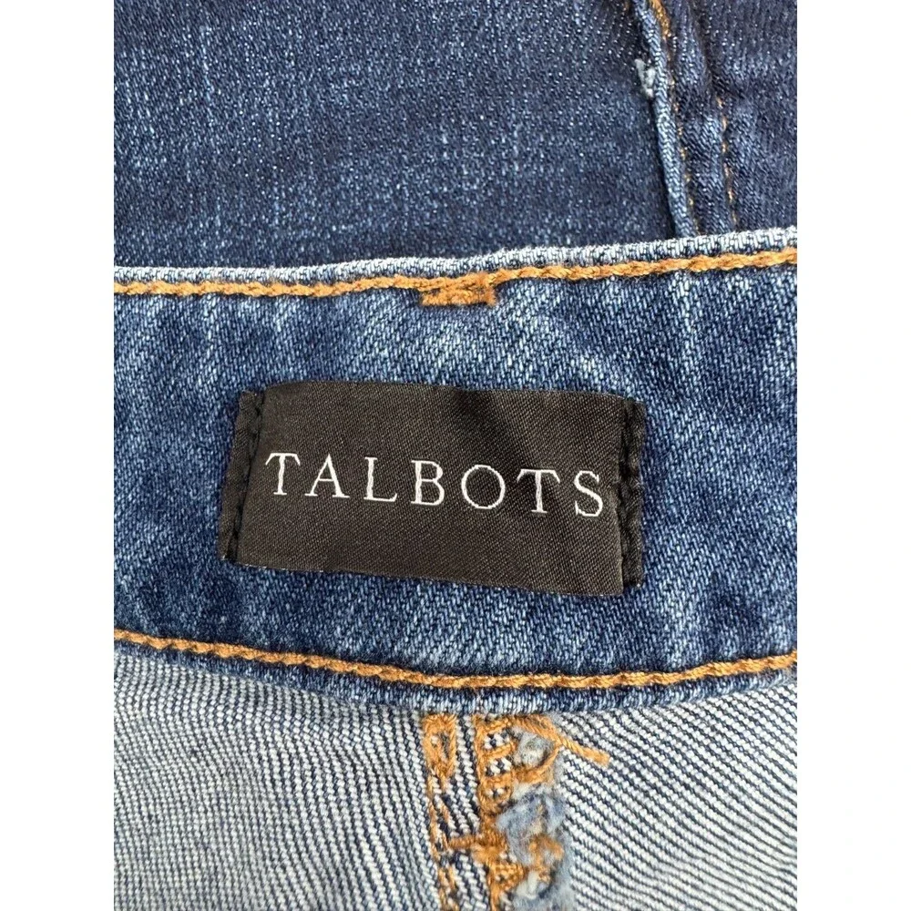 Talbot's Women's Everyday Relaxed Jeans Size 16 Sonia Wash - Picture 5 of 7